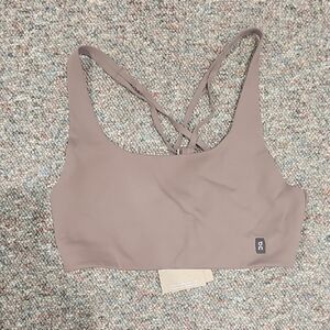 On Running Taupe Sports Bra